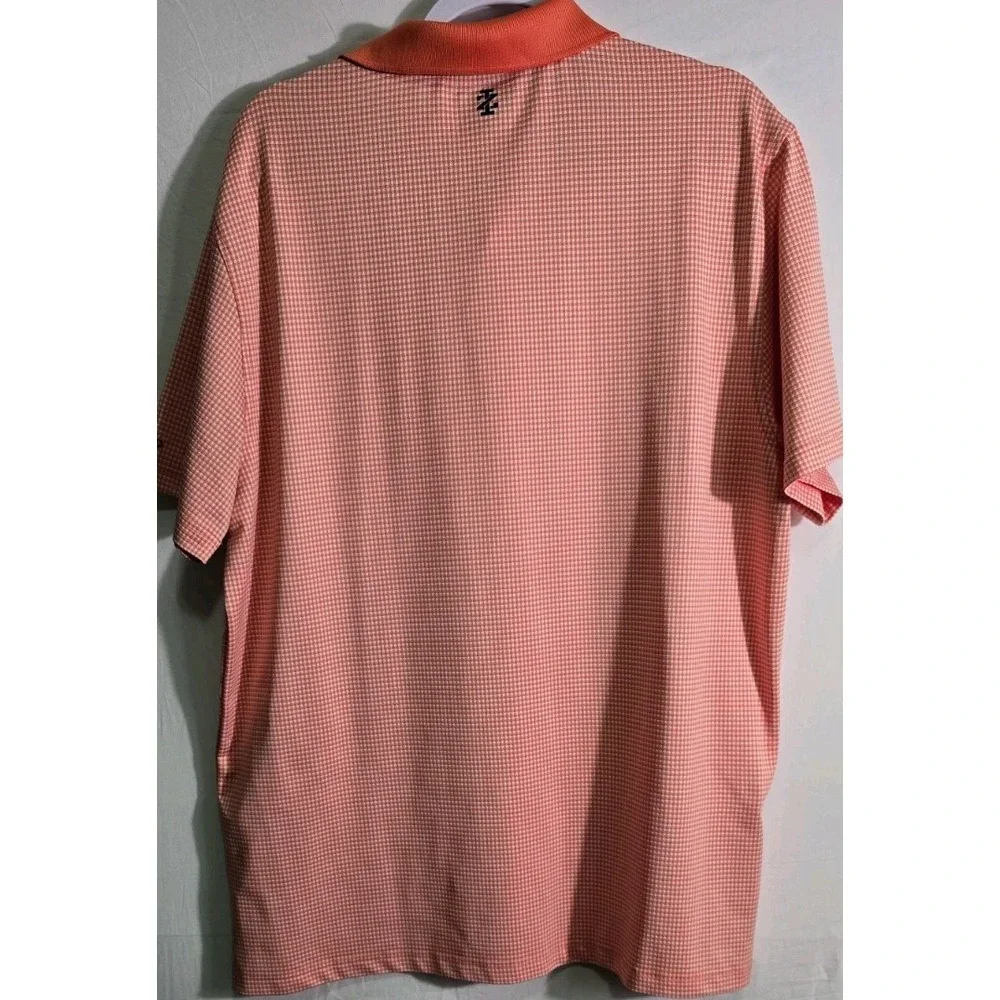 Men's IZOD Golf Orange Short Sleeve Polo Shirt‎ Size XL